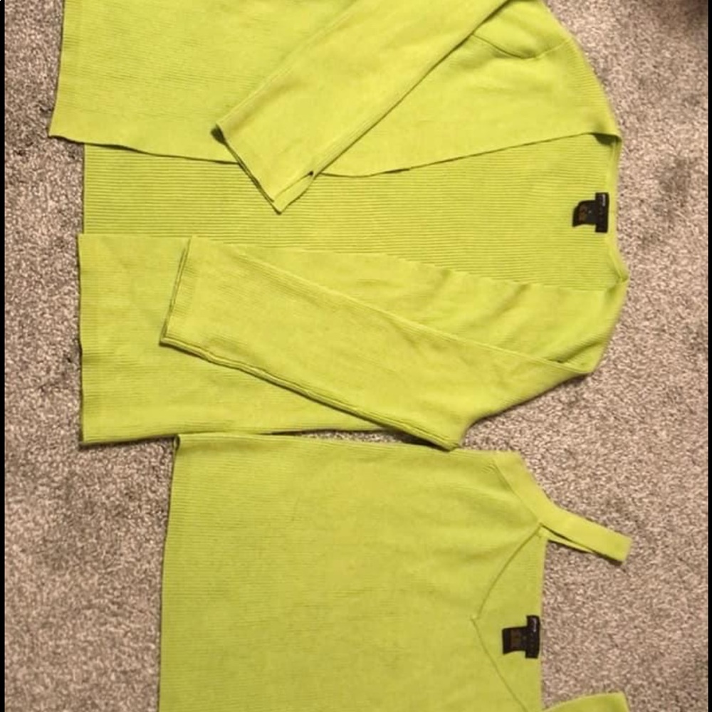 Vintage Silk Blend Tank & Cardigan Set
